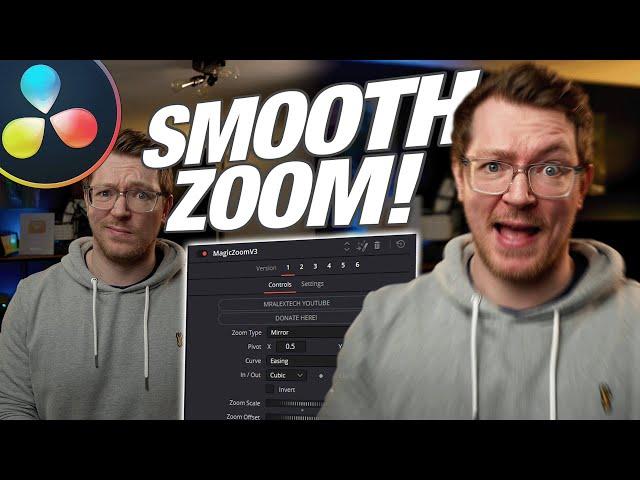 ZOOM LIKE A PRO! Free MAGIC ZOOM tool for Davinci Resolve 18