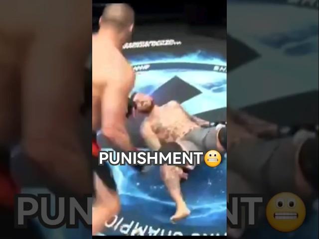 This is what PUNISHMENT looks like in MMA! #shorts