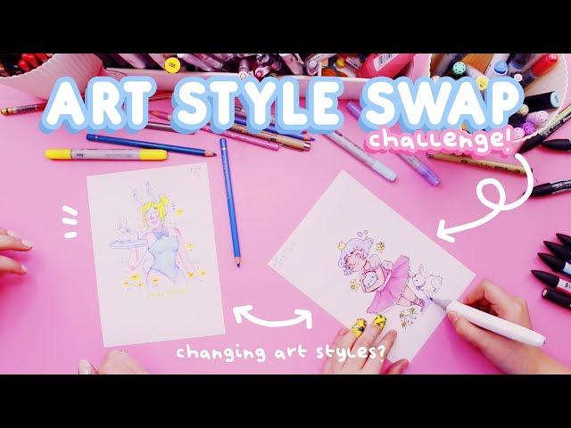 ART STYLE SWAP CHALLENGE | Switching art styles!