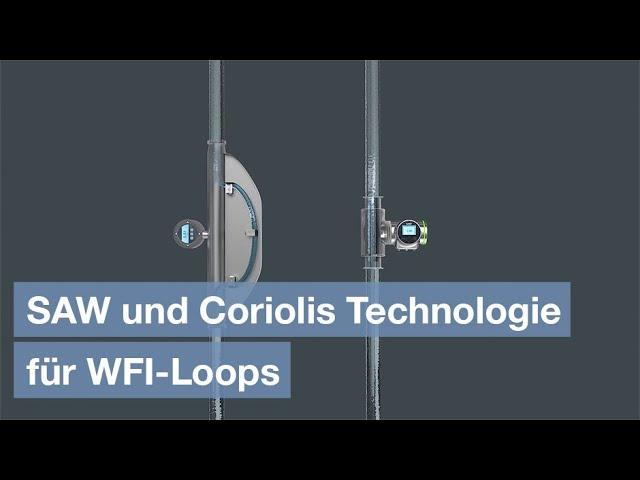 SAW und Coriolis Technologie für WFI-Loops