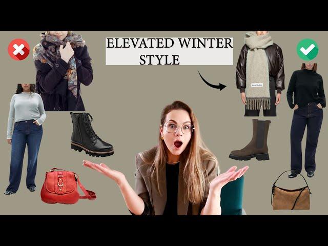 10 WINTER Essentials to LOOK Expensive and chic | casual winter outfits