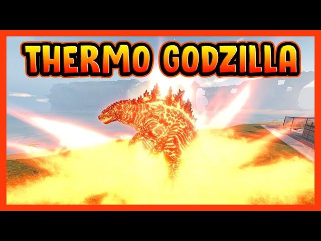 Roblox Kaiju Universe - THERMO GODZILLA REMODEL SHOWCASE!