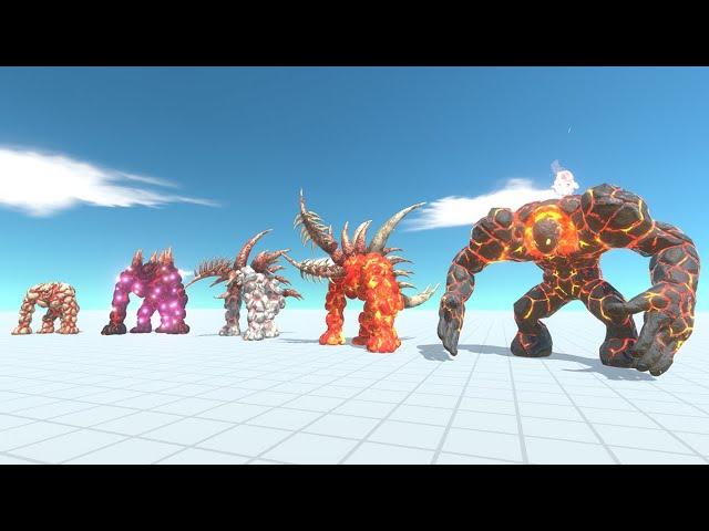 🪨Lava Golem of Evolution - Animal Revolt Battle Simulator