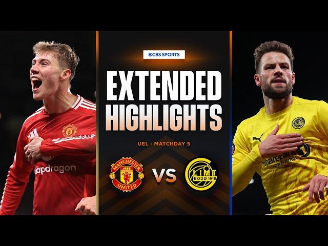 Man. United vs. Bodø/Glimt: Extended Highlights | UEL League Phase MD 5 | CBS Sports Golazo - Europe