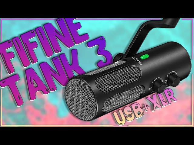 Fifine TANK 3 | XLR + USB | ТОПОВЫЙ ДИНАМИЧЕСКИЙ МИКРОФОН ️