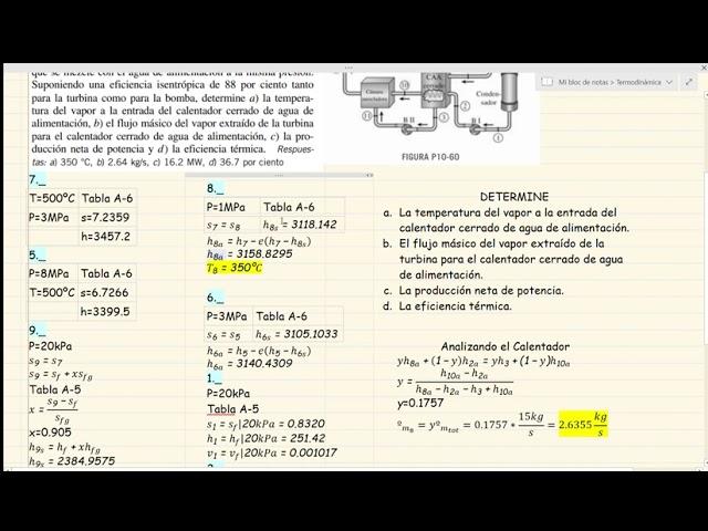 Ejercicio 10-60 Termodinámica Yunus Cengel 7ma Edición