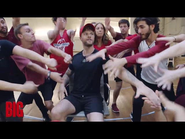 Jay McGuiness In Dance Rehearsals For BIG The Musical!