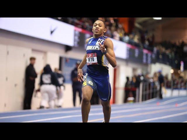 Olympian Quincy Wilson Runs US HS #2 All-Time 1:17.19 600 at Armory [Full Race Replay]