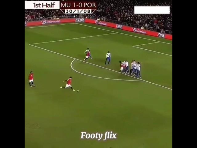 Ronaldo insane freekick #football #trending #ytshorts #fypシ゚ #ronaldo #cristianoronaldo #manunited