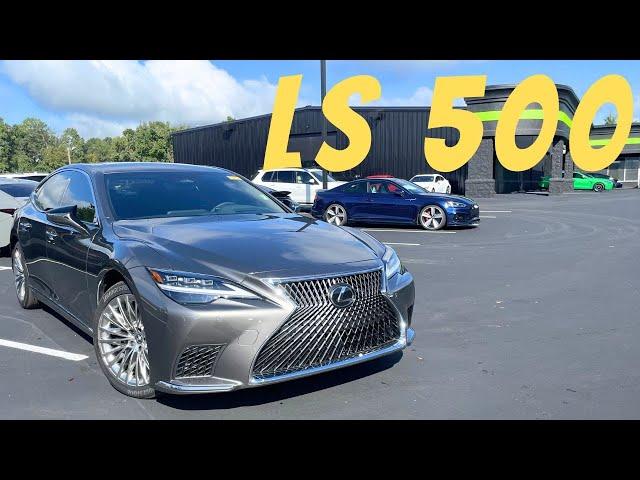 2024 Lexus LS500: POV Start Up, Test Drive, Walkaround and Review