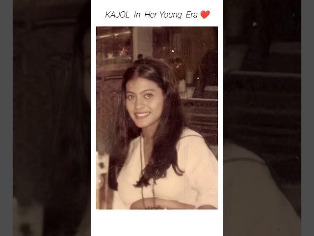 KAJOL IN HER YOUNG ERA️ Evergreen Pictures #kajol #viral #shorts #trending #bollywood