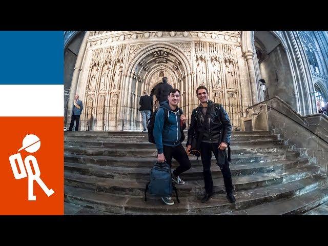 Filming in Canterbury Cathedral