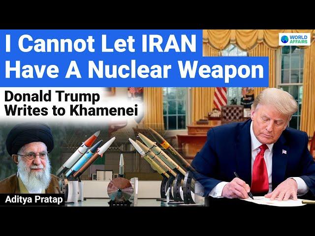 I Will Never Let Iran Get A Nuclear Weapon - Donald Trump | Ali Khamenei Responds? World Affairs