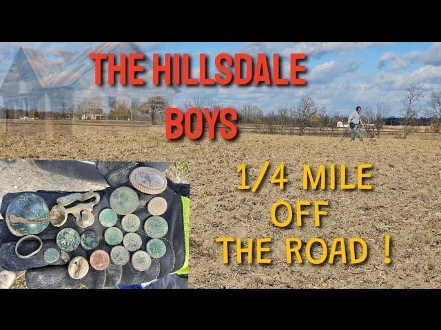 Metal Detecting With The Hillsdale Boys, 1/4 MILE OFF THE ROAD