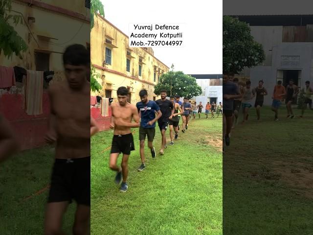 Rain workout  Yuvraj defence academy Kotputli Director- Ajeet Singh Chauhan (Ex.Army) #army