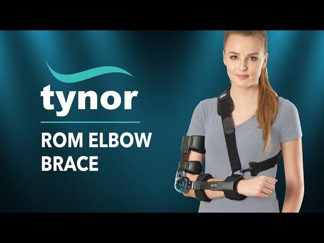 Tynor ROM ELBOW BRACE (E46) for immobilization of elbow and upper limb fractures.