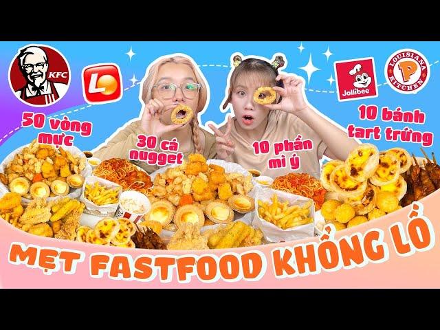 BỤNG KHÔNG ĐÁY | Ăn hết menu: KFC, Lotteria, Popeyes, Jollibee,…Nhưng KHÔNG ĂN GÀ  