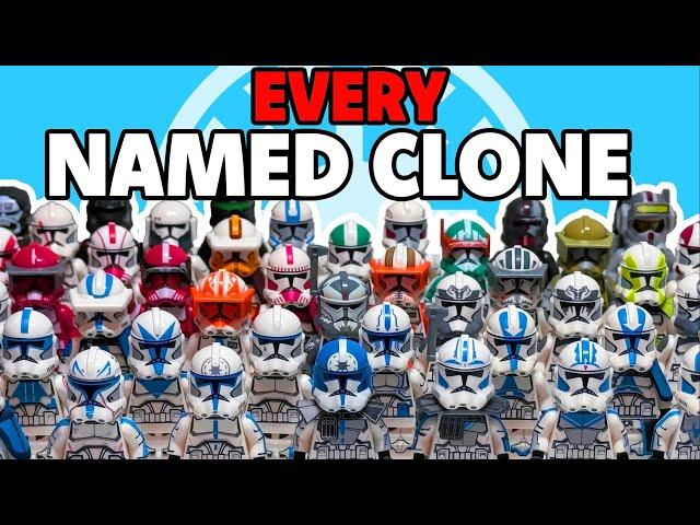 Every Named CLONE TROOPER in LEGO SO FAR!