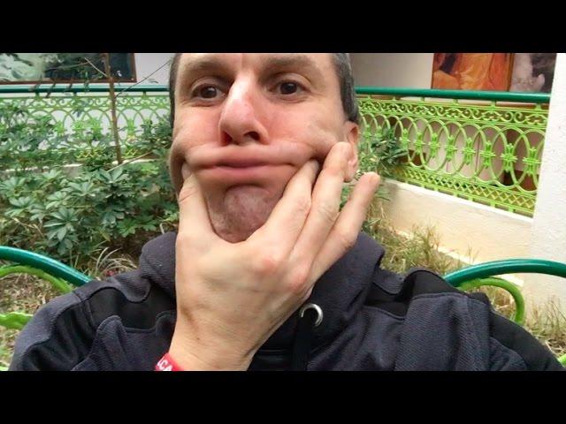 Laugh of the Day #387 (Lip Roll Meditation, Silent Laughter at School of Ancient Wisdom)