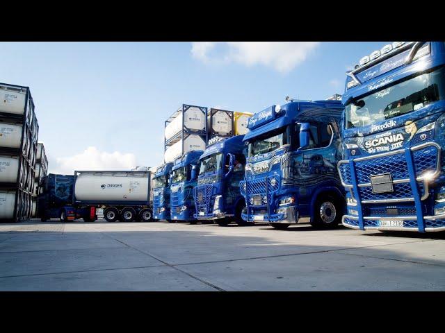 Dinges Logistics - Unser Fuhrpark in Aktion