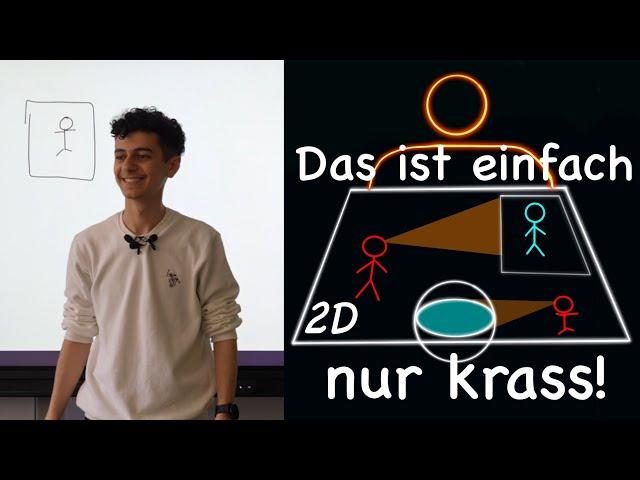 So fühlt sich eine höhere Dimension an| Flatland| Eine Reise in 11 Dimensionen