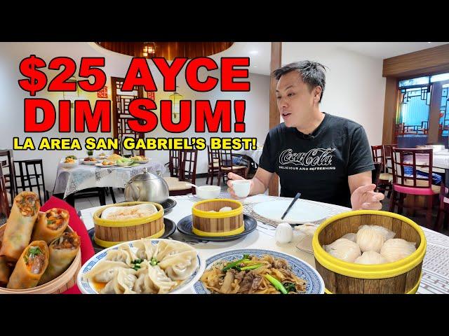 This All-You-Can-Eat Dim Sum is the BEST in LA - San Gabriel!  Incredible $25 Dim Sum Feast!