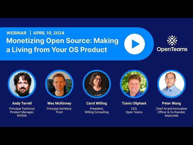 Monetizing Open Source  Making a Living from Your OS Product