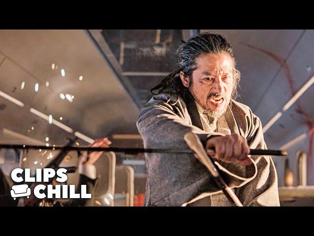 Elder vs. The White Demon | Bullet Train (Brad Pitt, Hiroyuki Sanada)