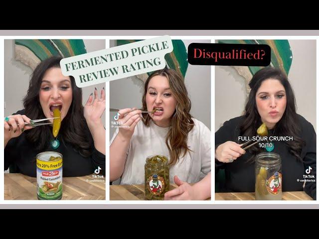 VIRAL FERMENTED PICKLE RATING! by: Cookiterica