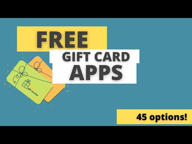 9 Apps for Free Gift Cards (Start Now) - 100% Legit as Always