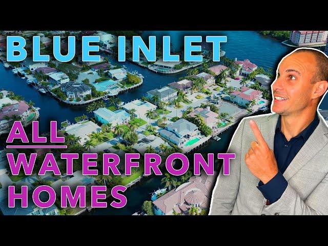 Best Areas To Live BOCA RATON FLORIDA | Waterfront Neighborhood Tour 2023 | See BLUE INLET