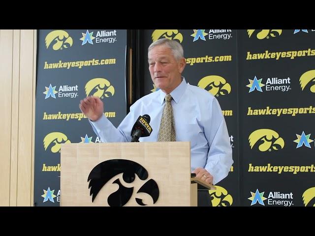 Kirk Ferentz on Iowa football's QB situation heading into matchup with Nebraska