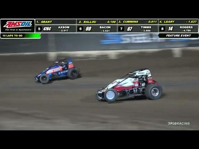 FloRacing - Ballou and Grant go back and fourth for the lead @ Kokomo Speedway