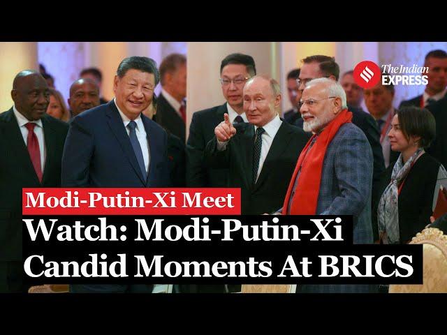 From laughs to 'thumbs-up', watch 'Modi-Putin-XI' candid moments at BRICS Summit 2024