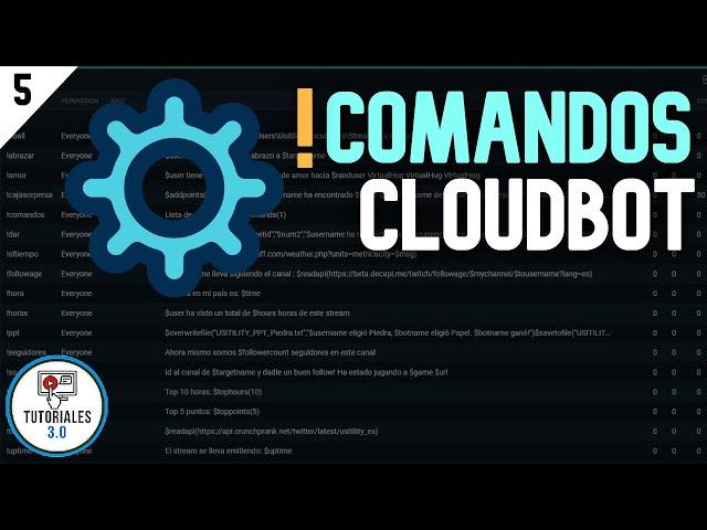  Configurar COMANDOS para Streamlabs ChatBot  Como Configurar CLOUDBOT en Streamlabs