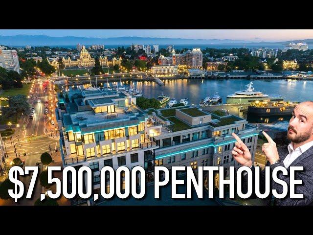 Inside a $7,500,000 Penthouse in Victoria BC’s Inner Harbour!