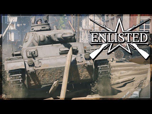 ENLISTED | This GAME IS AWESOME  (Panzer 3 & Infantry Gameplay)