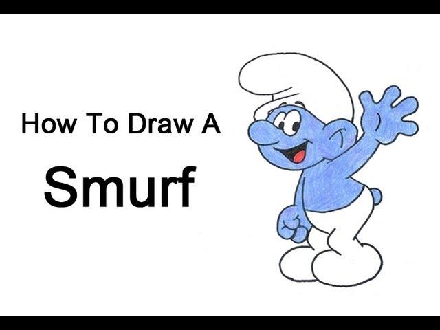 How to Draw A Smurf