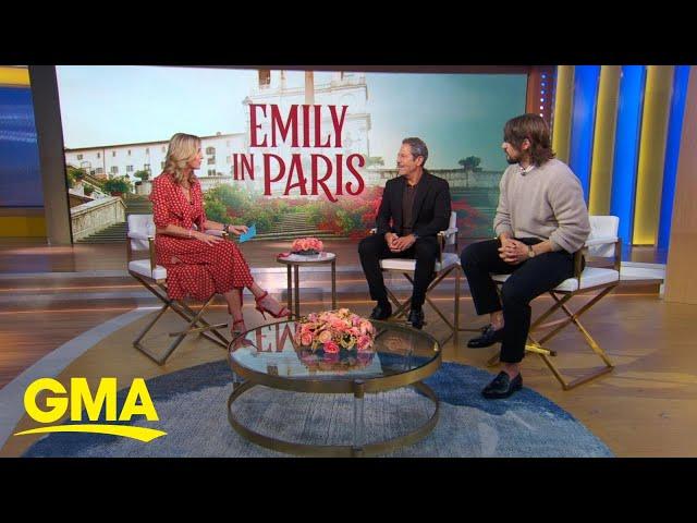 Lucas Bravo and Darren Star talk 'Emily in Paris'