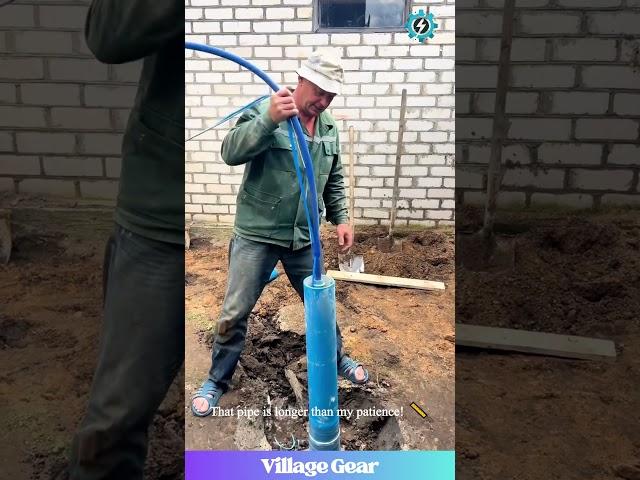 Well Pump Installation Party! These Guys Know Their Pipes! #waterwell #diyproject  #funny #skills