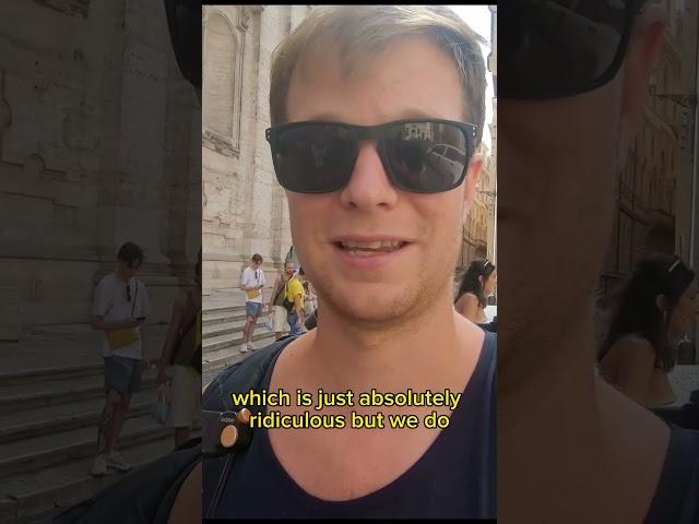 Nothing like getting stung as a tourist in Rome!  #rome #italytravel #touristplace #italyvlog