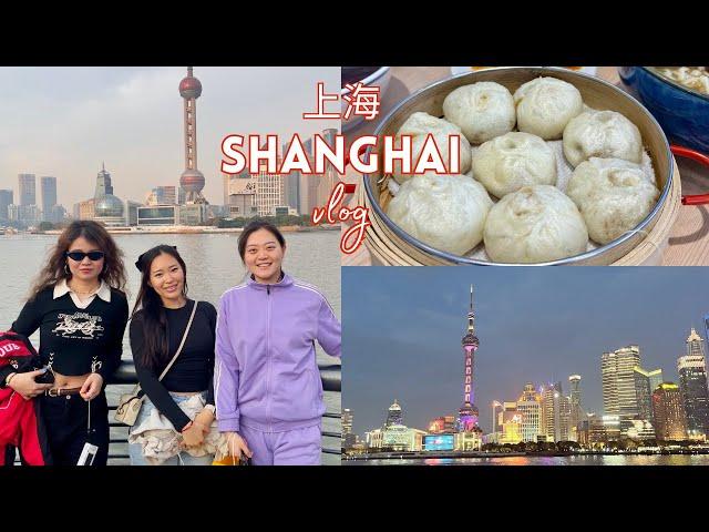 SHANGHAI 上海 VLOG   oriental pearl tower, xiaolongbao's, miniso pink, kkv, mixue boba & night view