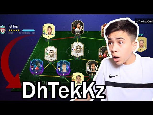 I played against DhtekKz in FIFA 21 FUT Champions...