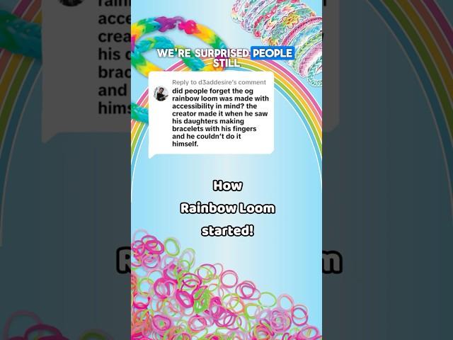 Remember Rainbow Loom? This is how it started! #founder #businessowner