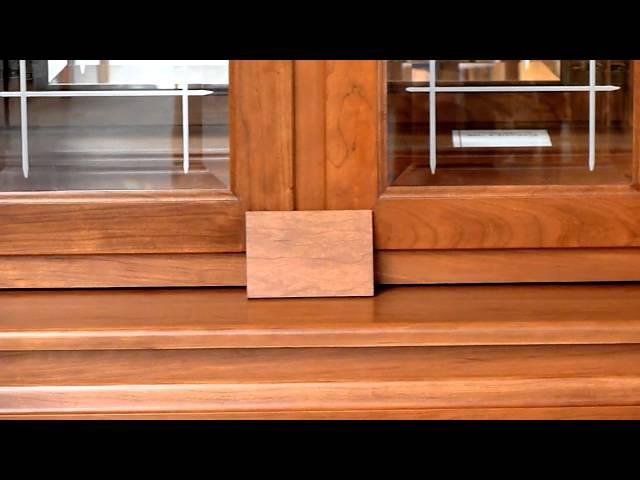 Amish Furniture Factory: Wood and Stain Samples