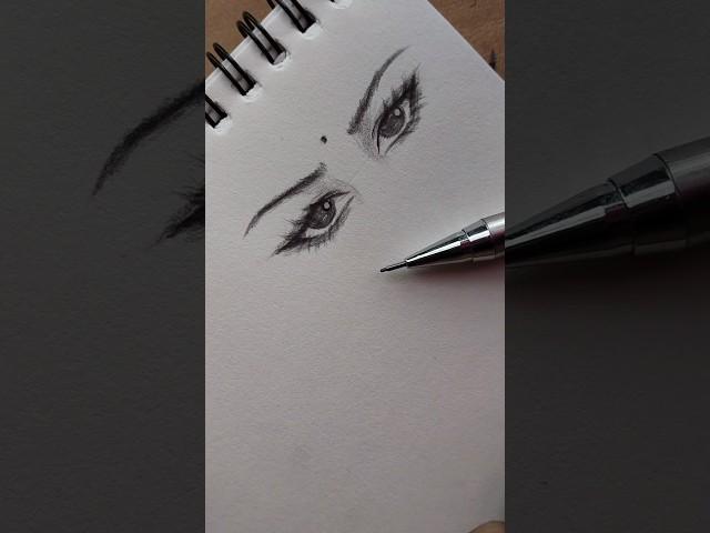 Drawing beautiful eyes #short #eyes #beautiful #sketch #art#shorts