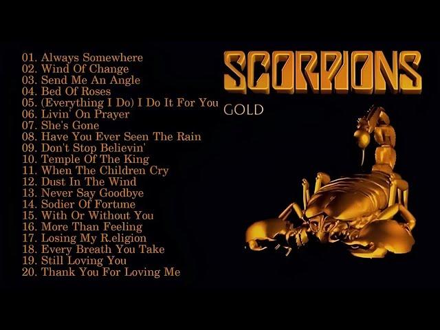 Scorpions Gold Greatest Hits Full Album 2024  Best Best Rock Songs 70s 80s 90s