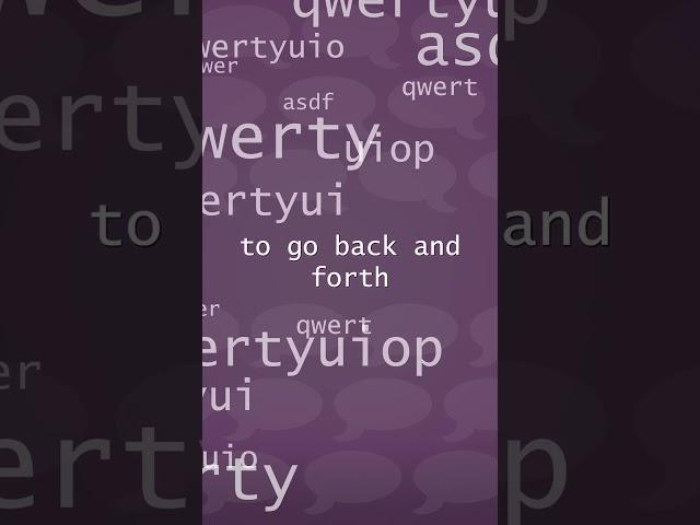 How I pronounced the keyboard (qwertyuiopasdfghjklzxcvbnm)