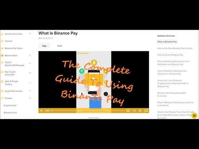 What is Binance Pay? Binance Tutorial@BinanceYoutube @BinanceAcademy @AkahilzTubeCoinmarketcap Binance