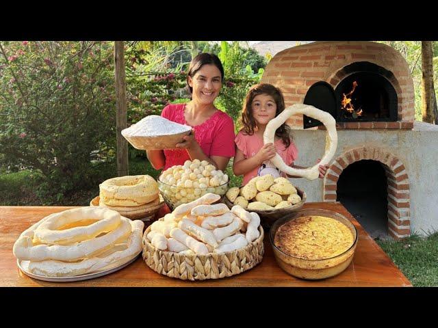 Fazendo polvilho pro ano inteiro, e muitas receitas de biscoito fácil